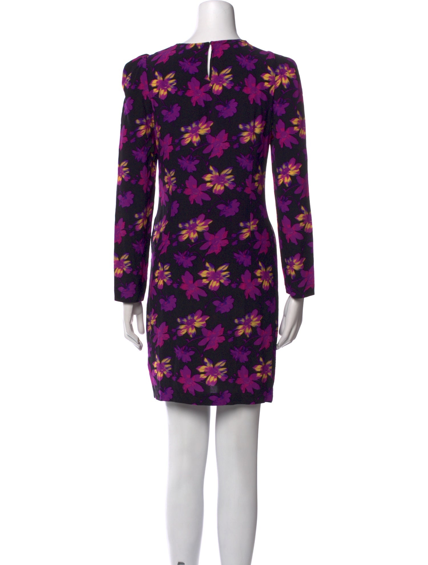 Maje Floral Print Mini Dress